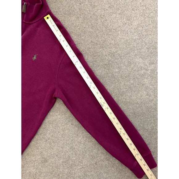 Polo Ralph Lauren Sweater Mens L Long Sleeve 1/4-Zip Cotton Preppy Pullover - Picture 6 of 8